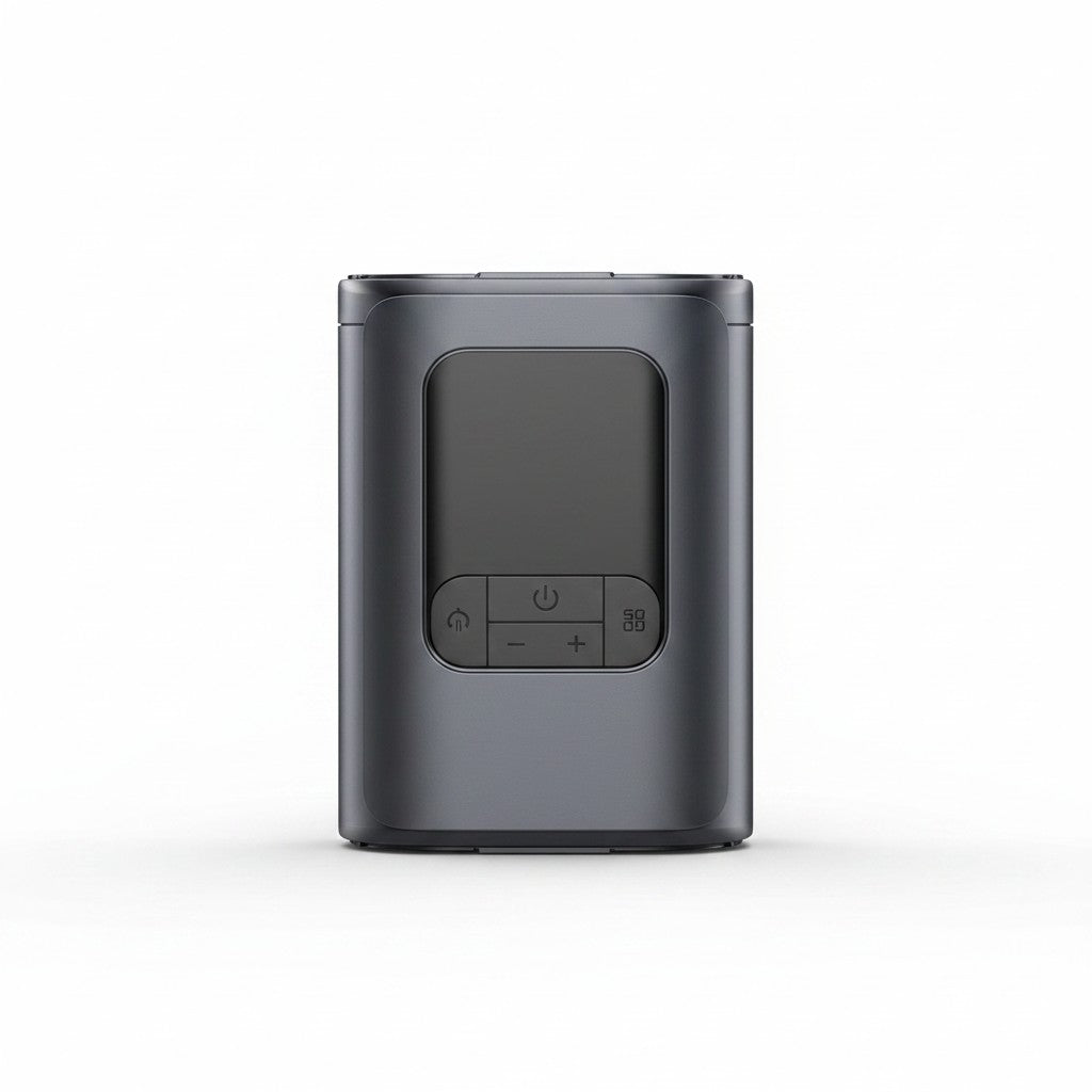 zero2cart portable cordless digital tire inflator with LCD display and control buttons in a compact grey housing