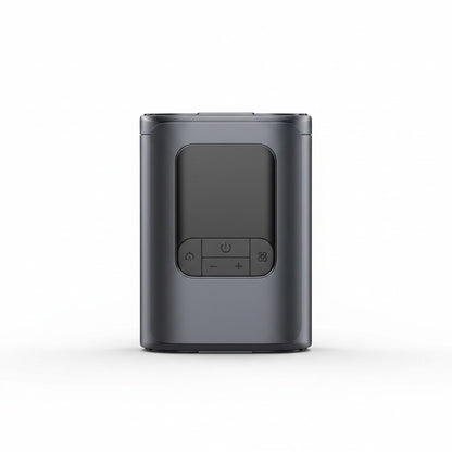 zero2cart portable cordless digital tire inflator with LCD display and control buttons in a compact grey housing
