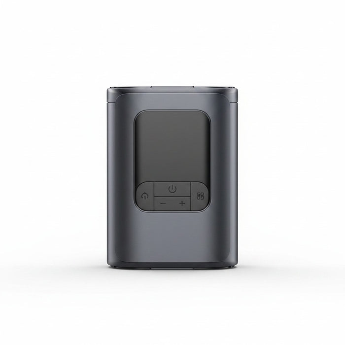 zero2cart portable cordless digital tire inflator with LCD display and control buttons in a compact grey housing