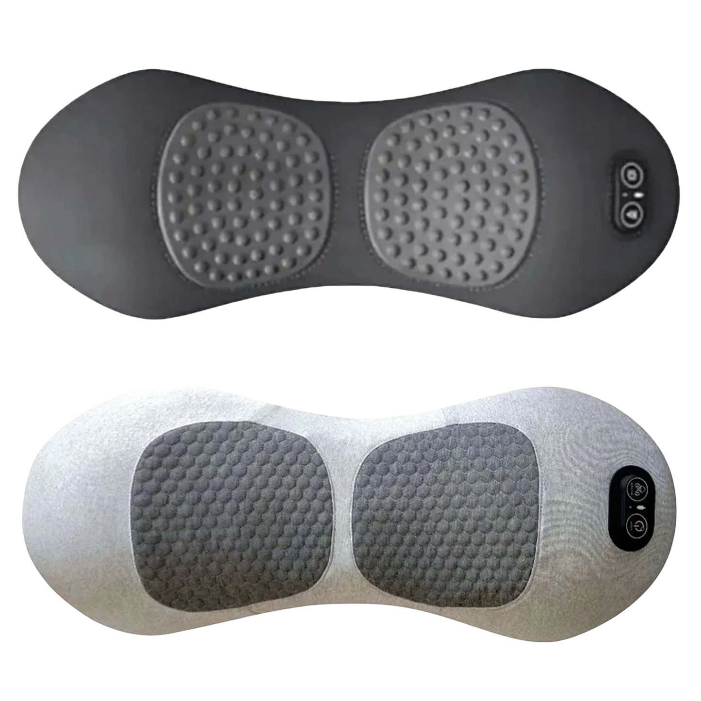 zero2cart electric lumbar support pillow with memory foam, vibration massage, and heat therapy for back pain relief