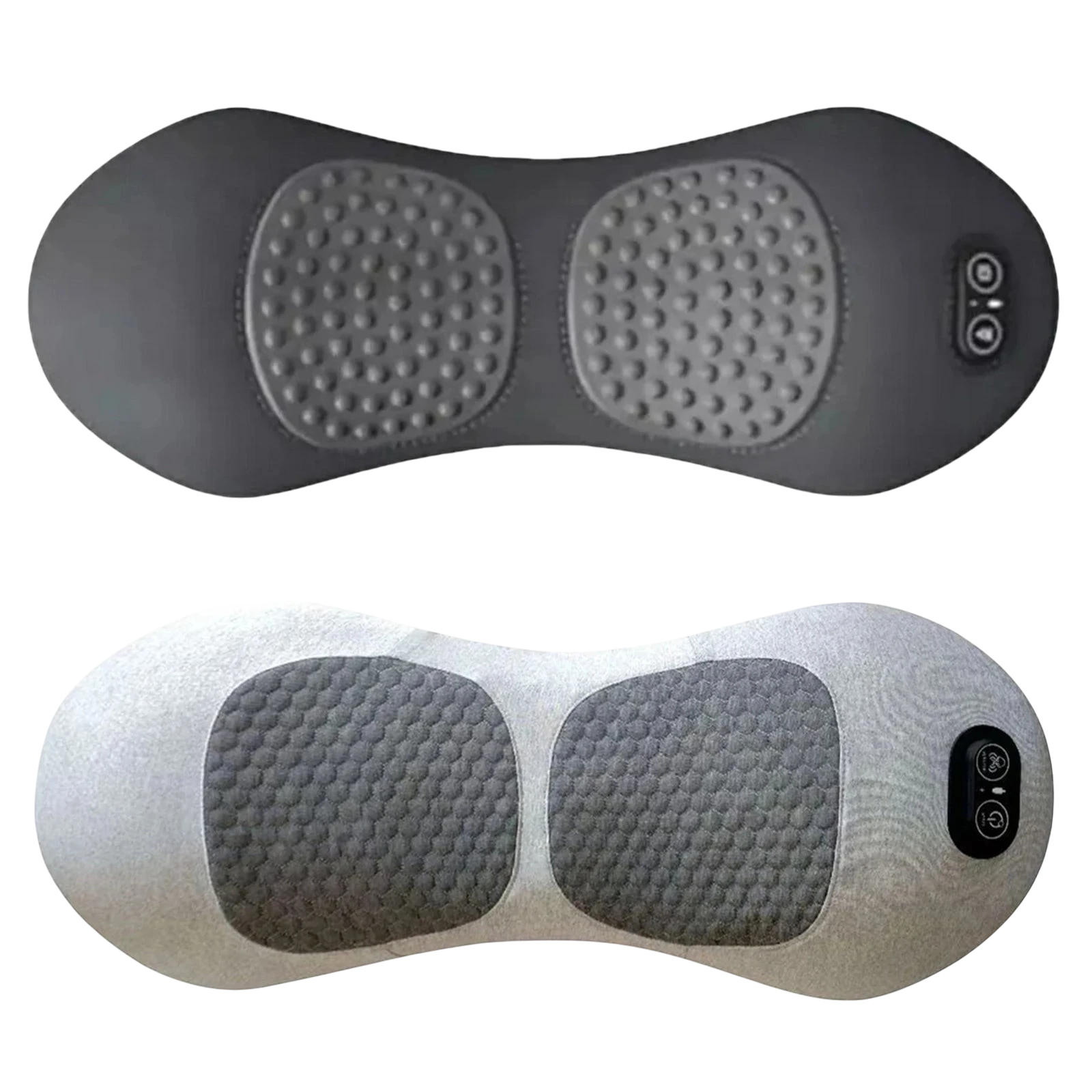 zero2cart electric lumbar support pillow with memory foam, vibration massage, and heat therapy for back pain relief