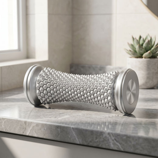 zero2cart manual foot massage roller ball with textured surface for deep tissue relief on a marble countertop