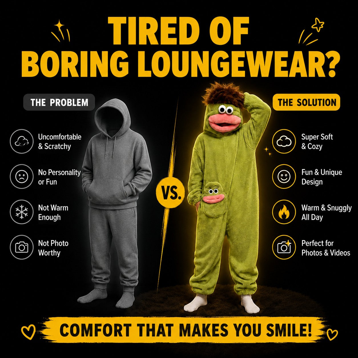 zero2cart monster fleece onesie pajamas for adults featuring a green plush character design with a hood