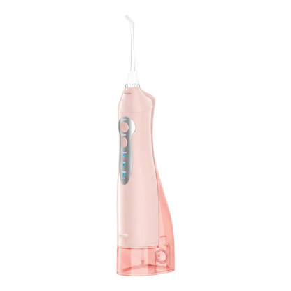zero2cart portable pink cordless water flosser with 300ml reservoir and multiple cleaning modes for oral care