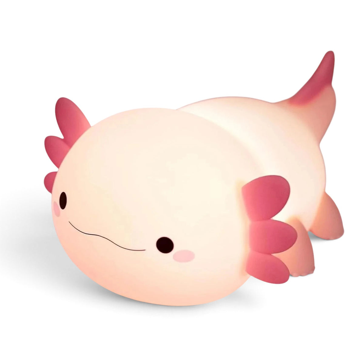 zero2cart purple axolotl rechargeable night light with a soft glowing cartoon design for nurseries and bedrooms