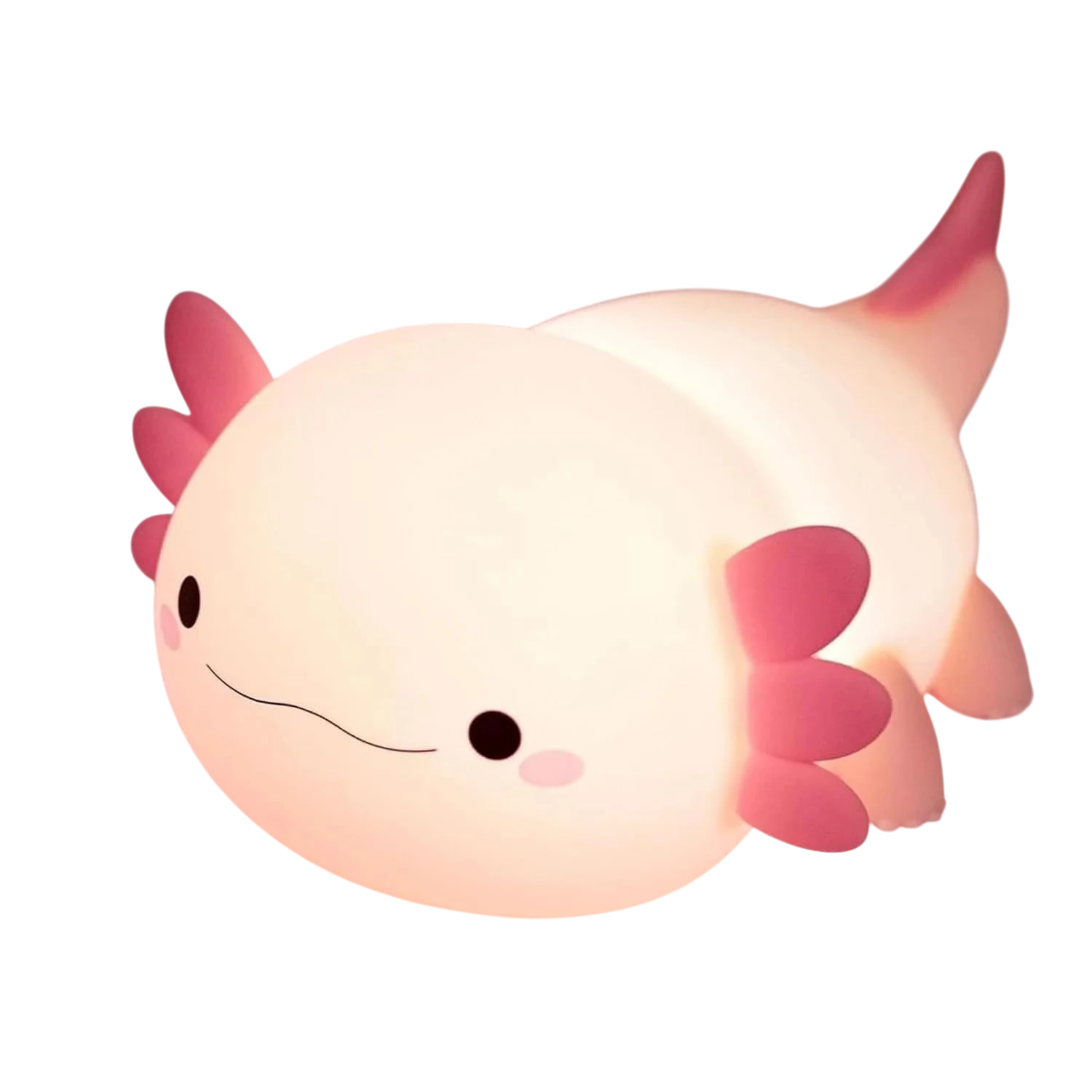 zero2cart purple axolotl rechargeable night light with a soft glowing cartoon design for nurseries and bedrooms