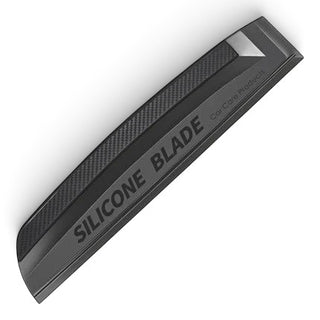 zero2cart soft silicone car squeegee with a flexible black blade for drying windows and smoothing car wrap film