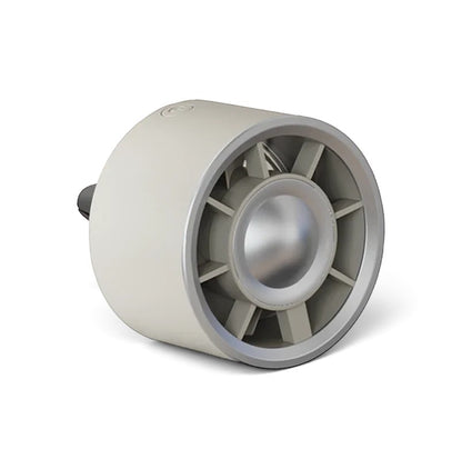 zero2cart USB car air vent fan in white with a compact clip-on design and adjustable airflow settings