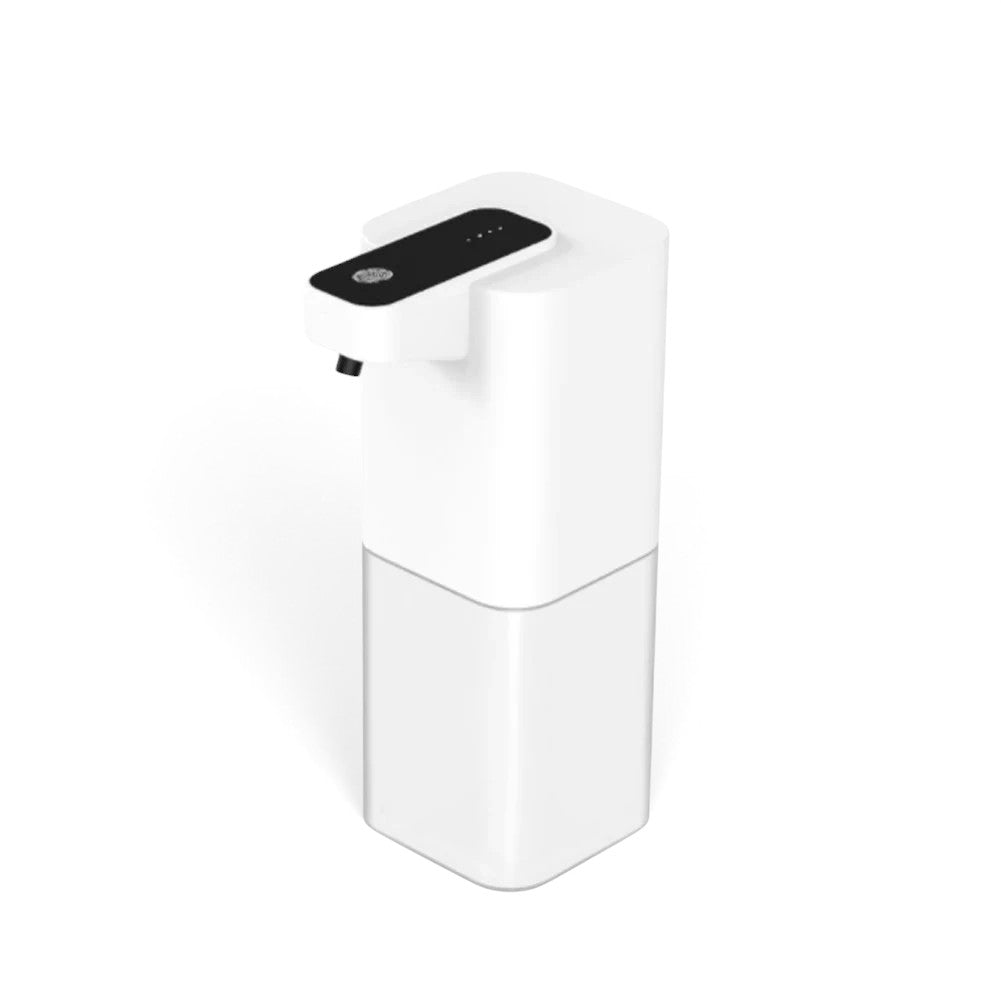 zero2cart white automatic touchless soap dispenser with USB rechargeable battery for bathroom or kitchen use