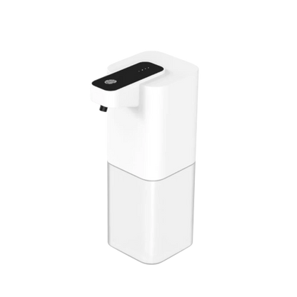 zero2cart white automatic touchless soap dispenser with USB rechargeable battery for bathroom or kitchen use