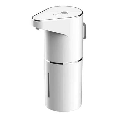 zero2cart white rechargeable touchless soap dispenser with a sleek minimalist design for home or office use